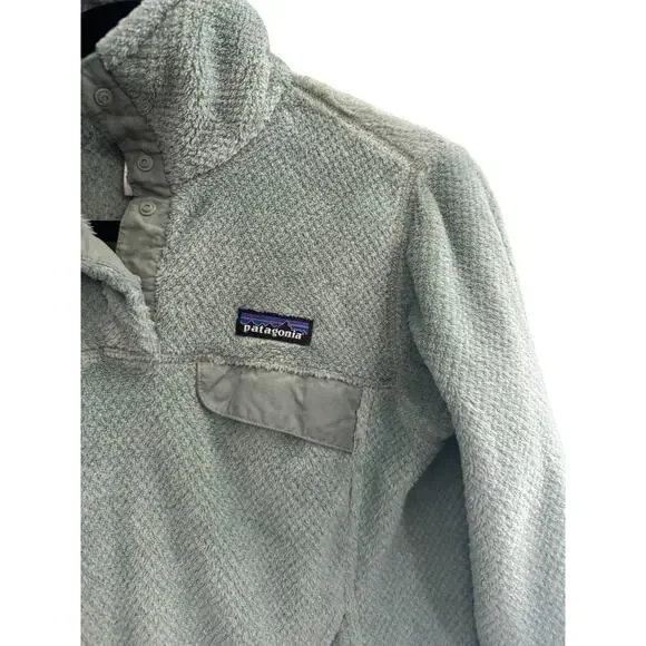 Patagonia Re-Tool Snap T PULLOVER Jacket Womens XS Fleece Pockets 25442 #5487 - Picture 5 of 15